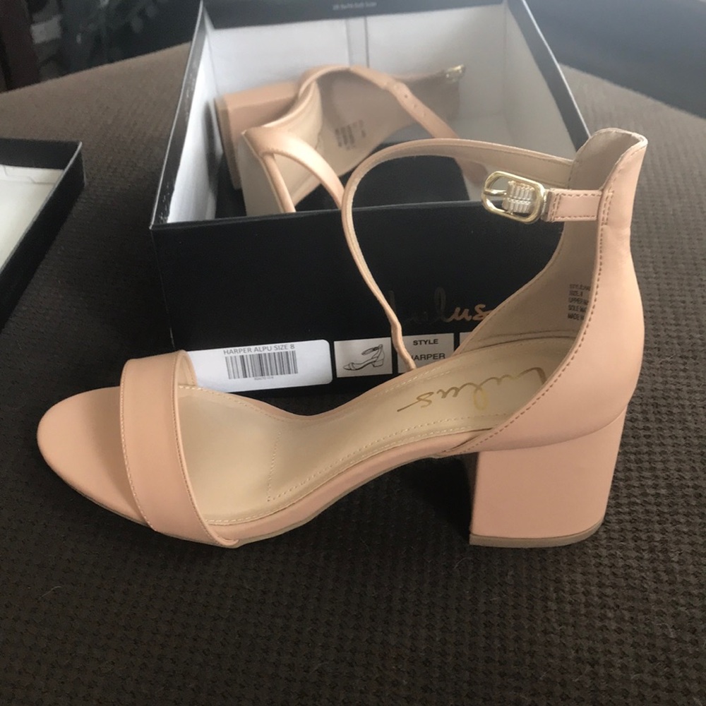 Lulu*s Harper Ankle Strap Heels